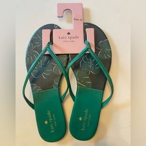 Kate Spade Flip Flops, size 10